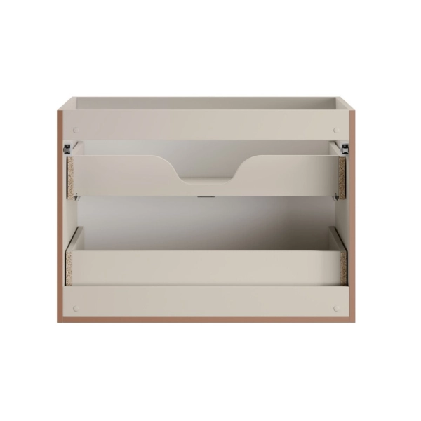 Szafka pod umywalkę 80cm 2 szuflady Kaszmirowy Mat BELLA CASHMERE 82-80-46-2S, Comad